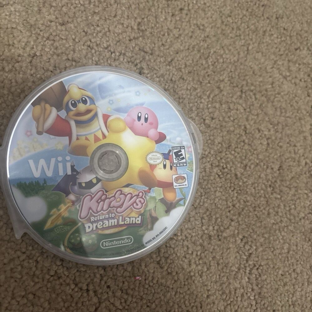 Nintendo Kirby's Return to Dream Land Wii Disc Only